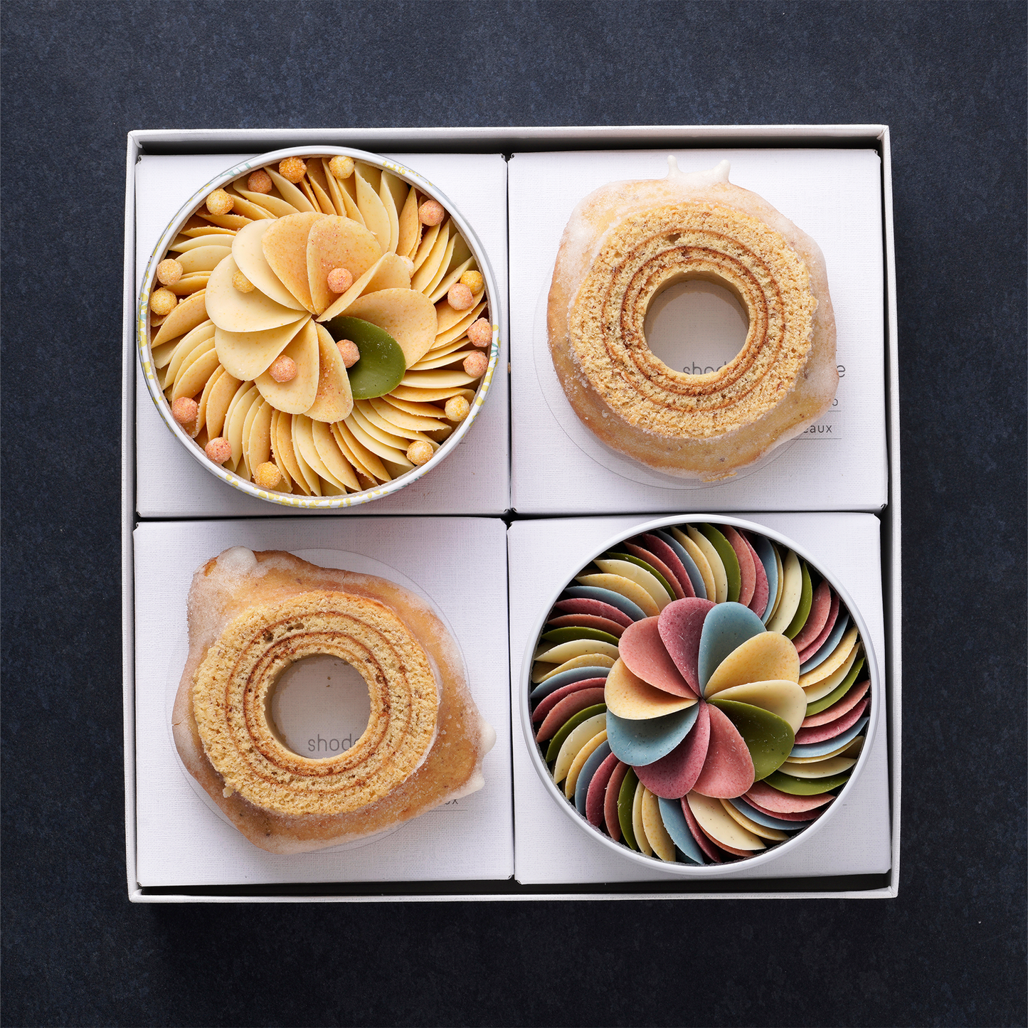 【ギフトセット】ペタル2種＆バウムクーヘンリュネット (ミモザ)