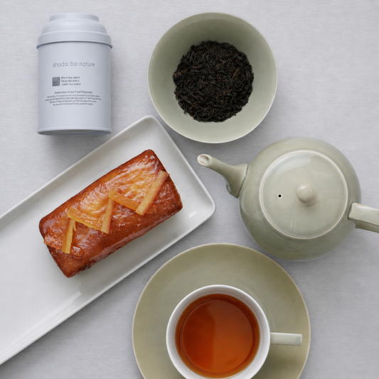 【ギフトセット】パウンドケイク 愛媛の伊予柑＆和紅茶さやまかおり