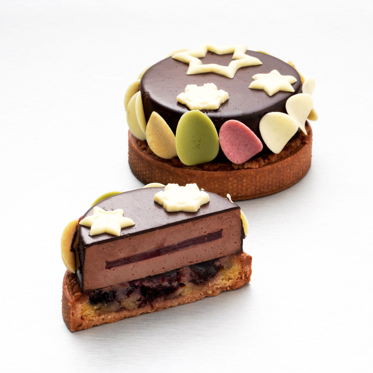 【お届け時期：12月20日～12月25日】クリスマスタルト　ビターチョコレート