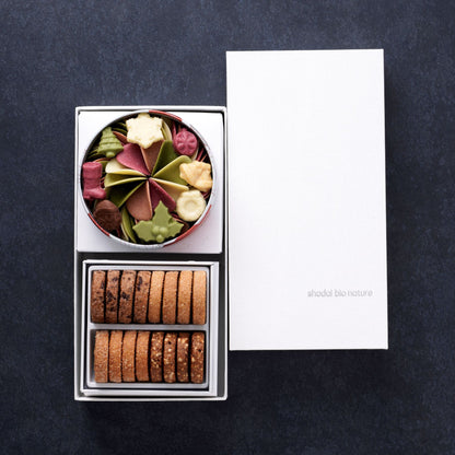 【ギフトセット】ペタルクリスマス＆選べるクッキー缶